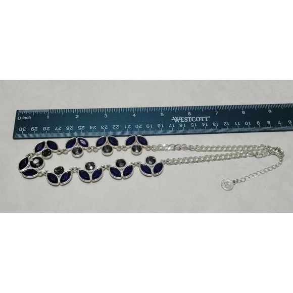 🌷Liz CLAIBORNE Rhinestone TULIP Necklace Perfect for Easter or MOM - Picture 6 of 6